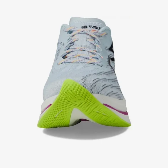 New Balance Men's Running Shoes - White and Neon - Picture 3 of 15